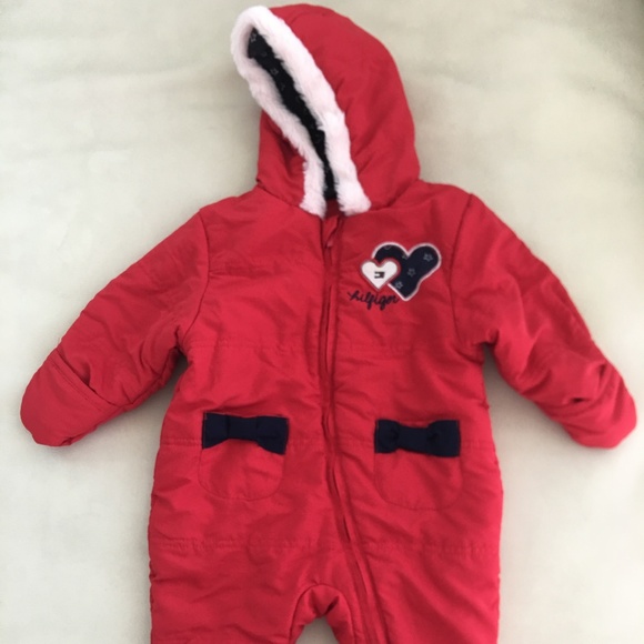tommy hilfiger snowsuit baby